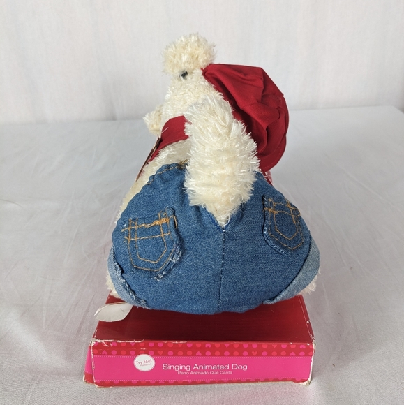 Dan Dee Singing Animated Dog Plush Stuff Animal Valentine's Day I Feel Good NEW - Picture 4 of 9